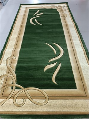 Ковер "Imperator" (4102_GREEN_CREM) Прямой 2,0х4,0 4102_GREEN_CREMn 2,0х4,0