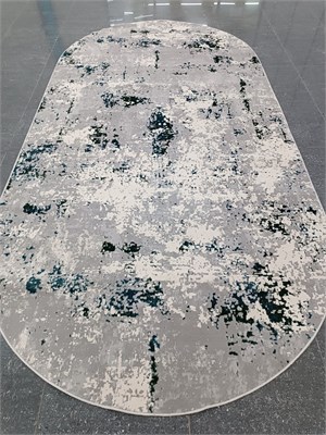 Ковер "LIMAN" (F477_GRAY BLUE) Овал 2,0х4,0 F477_GRAY BLUEo 2,0х4,0 - фото 12625