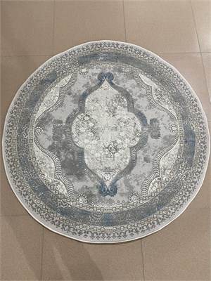 Ковер "AYASOFYA" (0633A_L.GREY BLUE) Овал 1,5х1,5 0633A_L.GREY BLUEo 1,5х1,5 - фото 12703