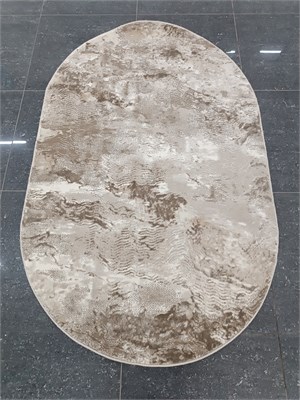 Ковер "Stella" (3436A_DARK BEIGE BEIGE) Овал 1,2х1,8 3436A_DARK BEIGE BEIGEo 1,2х1,8 - фото 12732