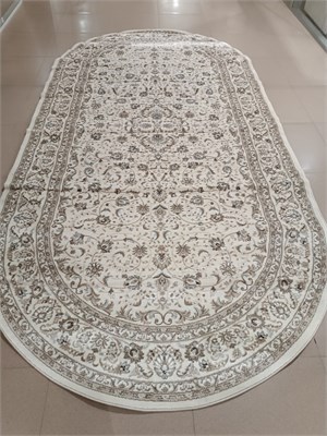 Ковер "VALENCIA DELUXE" (F014_CREAM) Овал 2,0х4,0 F014_CREAMo 2,0х4,0 - фото 12761