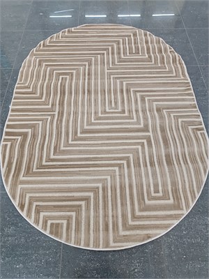 Ковер "DIOS" (F412_BEIGE) Овал 1,6х2,3 F412_BEIGEo 1,6х2,3 - фото 12770