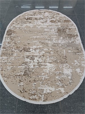 Ковер "DOLCE" (F201_BEIGE) Овал 1,6х2,2 F201_BEIGEo 1,6х2,2 - фото 12771