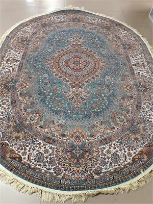 Ковер "SHAHREZA" (D414_BLUE) Овал 2,4х3,3 D414_BLUEo 2,4х3,3 - фото 12945
