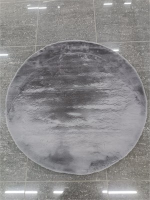 Ковер "RABBIT LUXE" (PX2001_GRAY) Овал 1,2х1,2 PX2001_GRAYo 1,2х1,2 - фото 12959