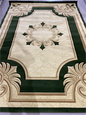 Ковер "Imperator" (4121_CREM_GREEN) Прямой 2,5х3,5 4121_CREM_GREENn 2,5х3,5