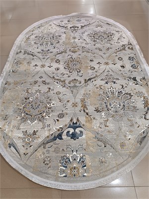 Ковер "INFINITY" (L575A_C.A.GRI_ C.A.GRI) Овал 2,0х3,0 L575A_C.A.GRI_ C.A.GRIo 2,0х3,0