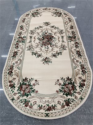 Ковер "COLIZEY" (D057_CREAM) Овал 1,5х3,0 D057_CREAMo 1,5х3,0