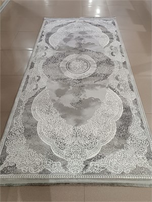 Ковер "CARINO" (0057A_GREY GREY) Прямой 1,5х3,0 0057A_GREY GREYn 1,5х3,0