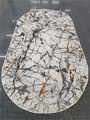 Ковер "Rich" (MZ29N_SHRNIK CREAM) Овал 1,6х3,0 yLZ7MNBHid0qF4O3P2rW12