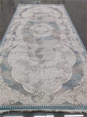 Ковер "CARINO" (0057A_BLUE BLUE) Прямой 2,0х4,0 0057A_BLUE BLUEn 2,0х4,0