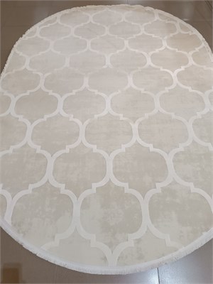 Ковер "TABOO" (T790A_HB.CREAM CREAM) Овал 2,4х3,4 T790A_HB.CREAM CREAMo 2,4х3,4