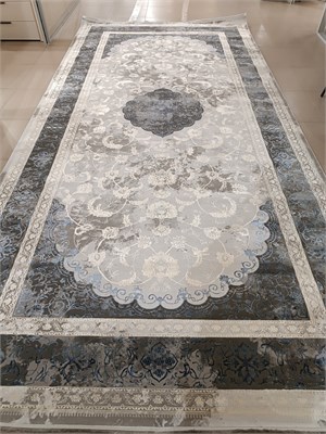 Ковер "MONALIZA" (0002A_L.GREY C.BLUE) Прямой 2,5х5,0 0002A_L.GREY C.BLUEn 2,5х5,0