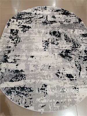 Ковер "PALERMO" (F284_DARK GRAY) Овал 2,0х2,9 F284_DARK GRAYo 2,0х2,9