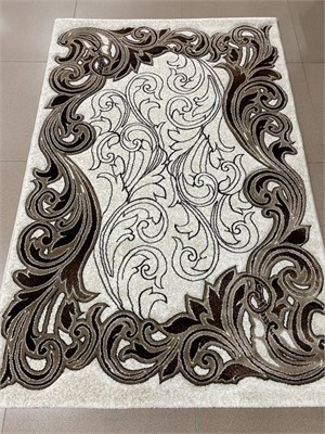 Ковер "FRUZAN" (02065C_L.BEIGE CREAM) Прямой 1,2х1,8 02065C_L.BEIGE CREAMn 1,2х1,8