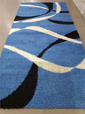 Ковер "ANATOLIA SHAGGY" (2016A_SIYAH MAVI) Прямой 2,0х4,0 2016A_SIYAH MAVIn 2,0х4,0