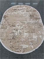 Ковер "DOLCE" (F201_BEIGE) Овал 1,6х2,2 F201_BEIGEo 1,6х2,2