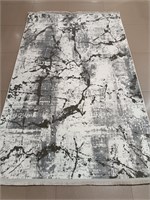 Ковер "Nova" (39936A GREY WHITE) Прямой 1,5х2,3 39936A GREY WHITEn 1,5х2,3