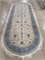 Ковер "MASHAD" (0501B_CREAM BLUE) Овал 1,5х4,0 0501B_CREAM BLUEo 1,5х4,0