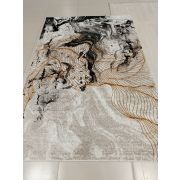 Ковер «Alfa» (05184A_KREM BLACK) Прямой 1,6х2,3