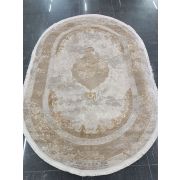 Ковер «LISBON» (A4255B_BEIGE COKEN MUSTARD) Овал 1,6х2,3