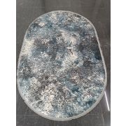 Ковер «VEGA» (0966A_B.ANTHRACITE L.BLUE) Овал 1,5х2,3